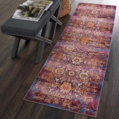 NIEUW! Vloerkleed Nourison Vintage Kashan Red 71x244 €26.99, Overige kleuren, Rechthoekig, Nieuw, 200 cm of meer