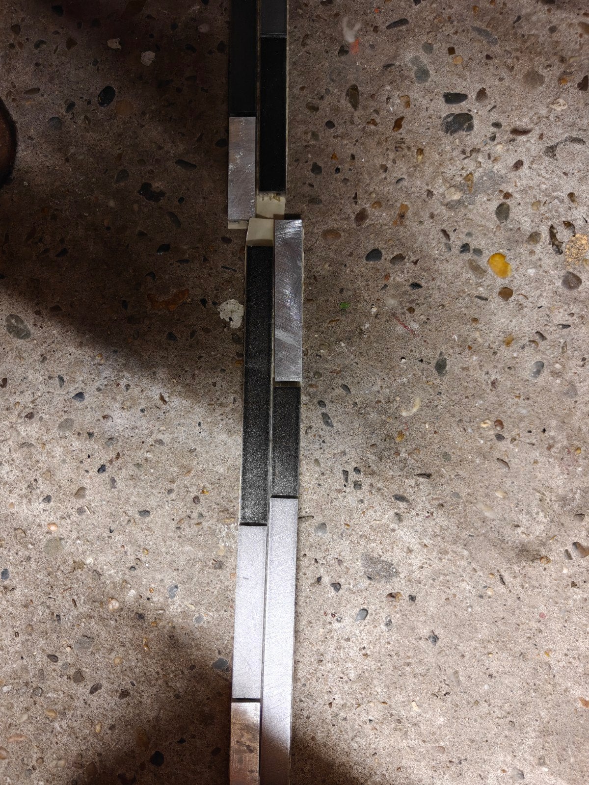 5 Doosjes Aluminium strip tegel 30*300 mm., Doe-het-zelf en Verbouw, Tegels, Ophalen, Overige materialen, Wandtegels, Nieuw