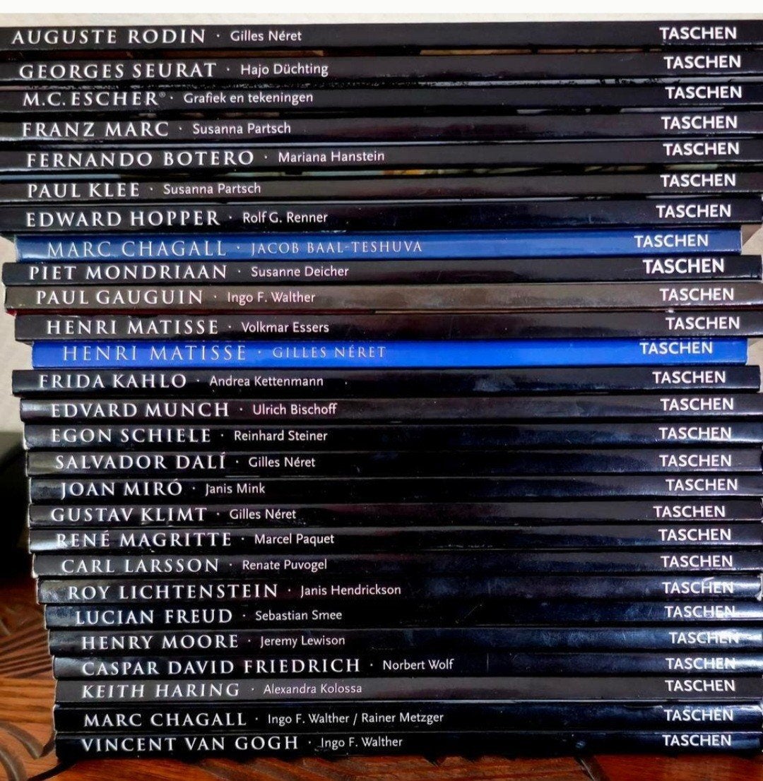 Diverse kunstboeken Taschen Schilders en Beeldhouwers, Boeken, Ophalen of Verzenden, Zo goed als nieuw