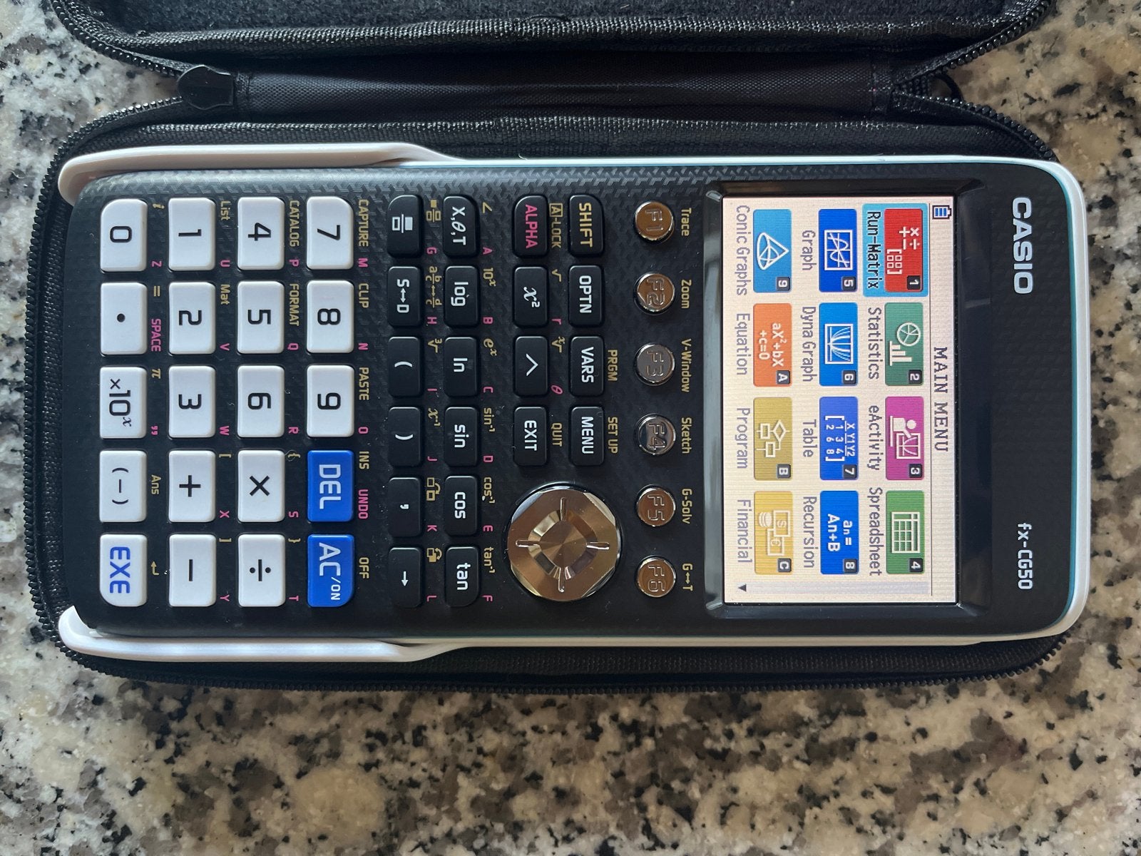 casio fx-cg50, Ophalen, Grafische rekenmachine, Zo goed als nieuw