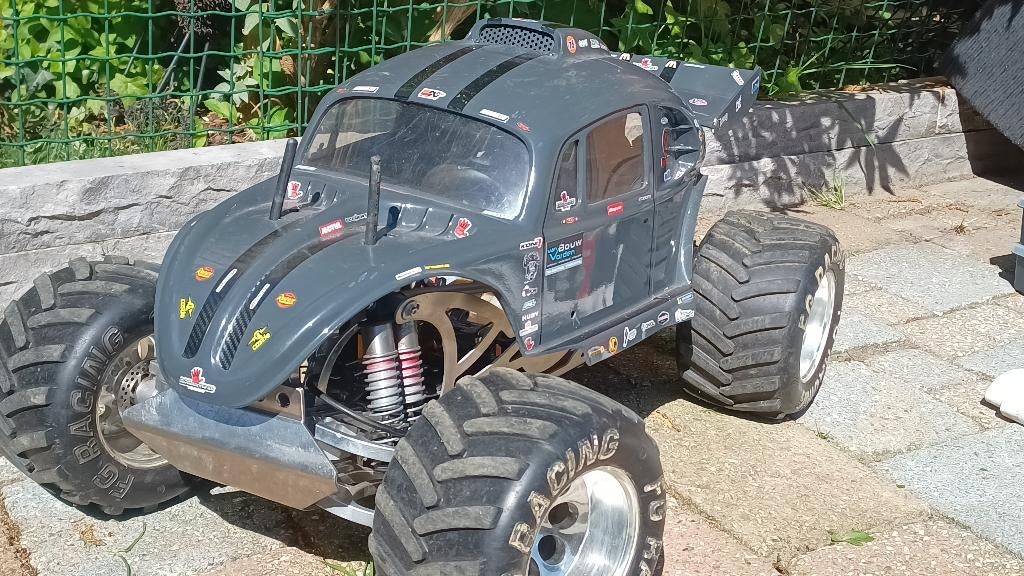 fg monstertruck full alu (big scale), Hobby en Vrije tijd, Modelbouw | Radiografisch | Auto's, Ophalen, Benzine, Gebruikt, Auto offroad