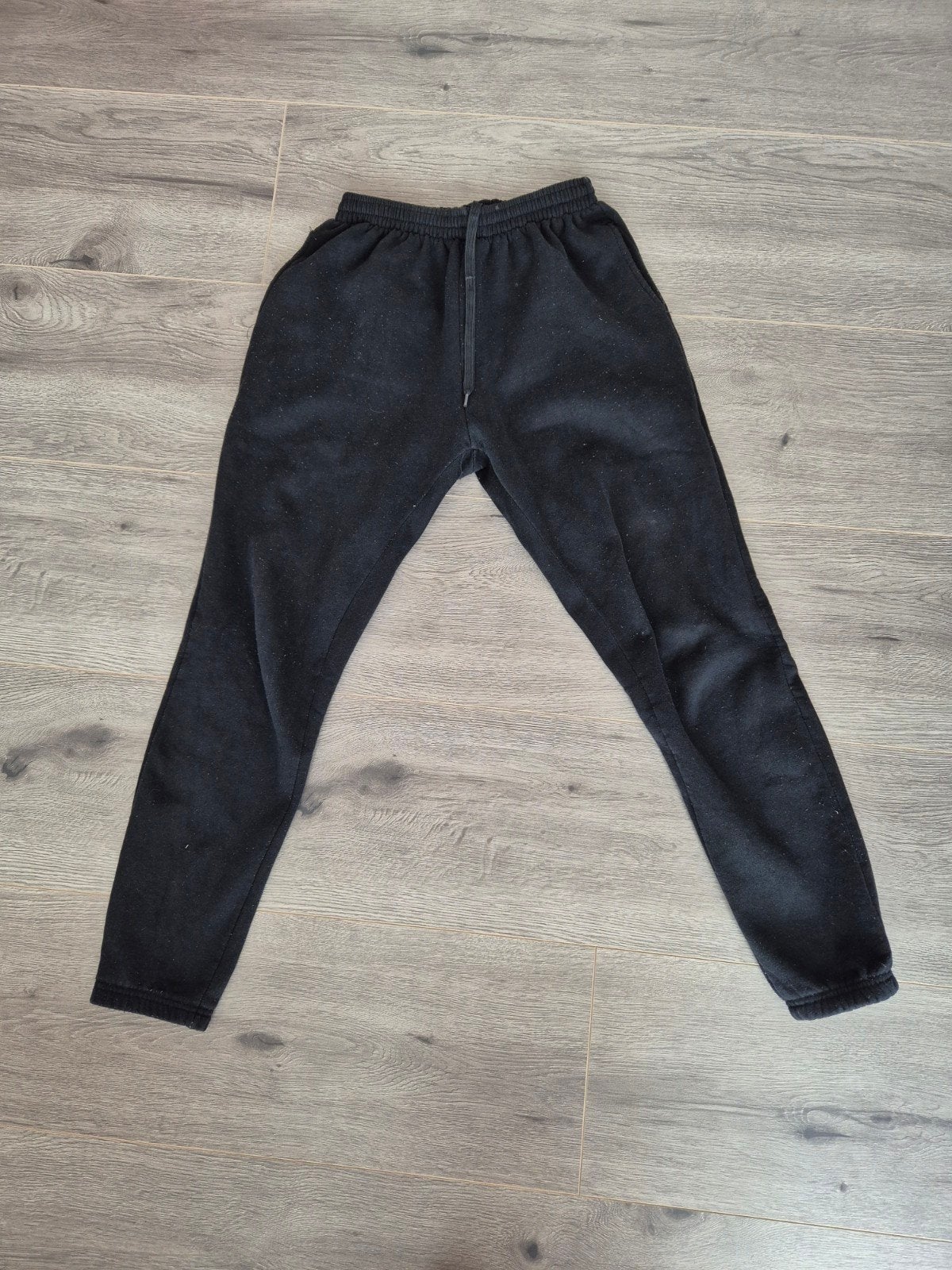 Merkloos joggingsbroek sweatpants zwart maat M, Ophalen of Verzenden, Gedragen, Maat 48/50 (M), Zwart