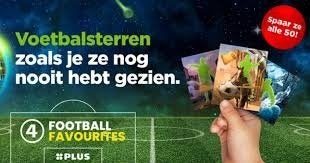 Football Favourites plaatjes van voetbalsterren van Plus, Verzamelen, Supermarktacties, Plus, Ophalen of Verzenden