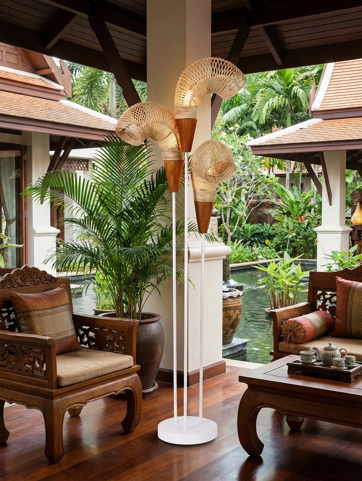 Belvivere Cirella Vloerlamp - Design  (180 cm) nieuw, Ophalen, Boho, Nieuw, 150 tot 200 cm