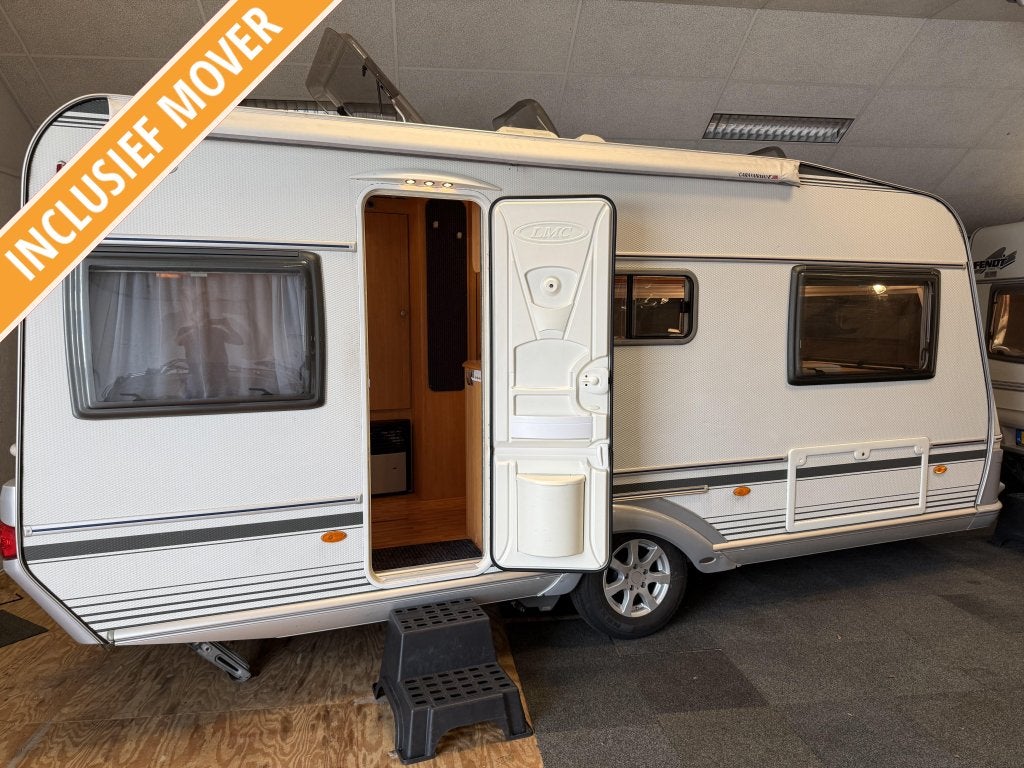 LMC MÜNSTERLAND 470 E APARTE BEDDEN ZITGROEP MOVER, Caravans en Kamperen, Standaardzit, Bedrijf, 4 tot 5 meter, LMC en Münsterland