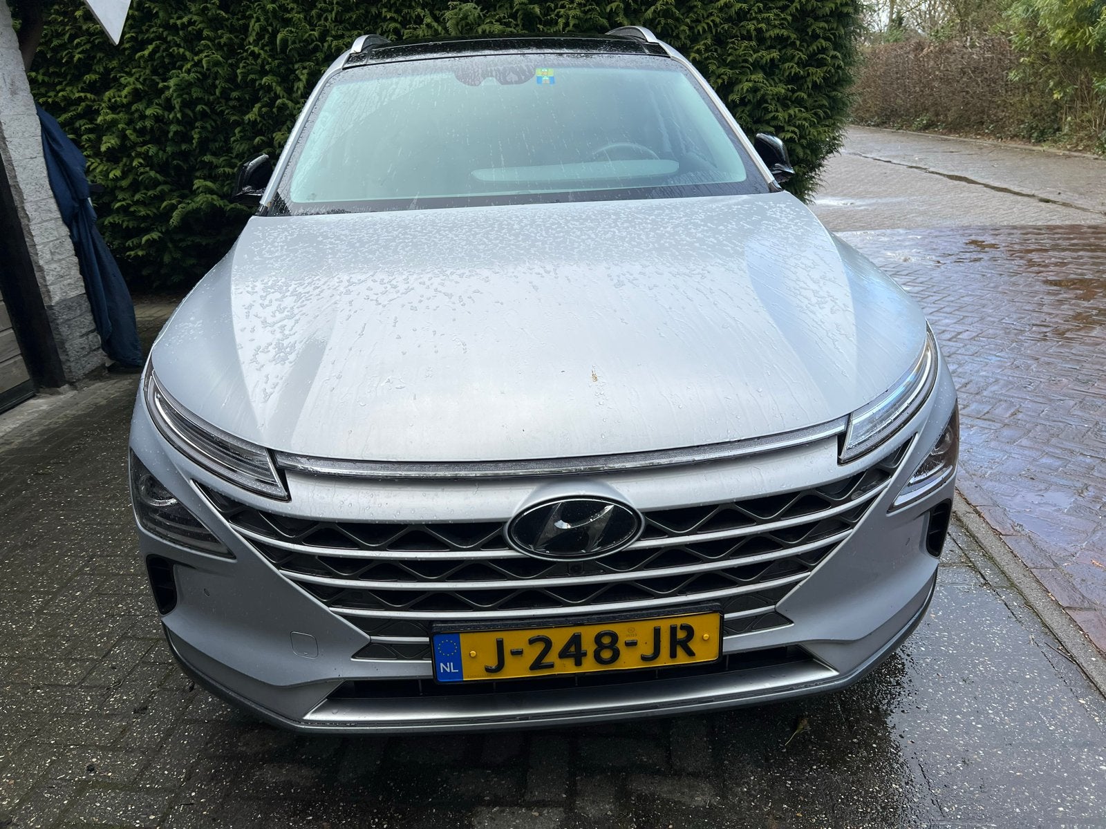 Hyundai NEXO Fcev 163pk FWD 2020 Grijs  Plus Pack, Auto's, Waterstof, Origineel Nederlands, 1789 kg, Grijs