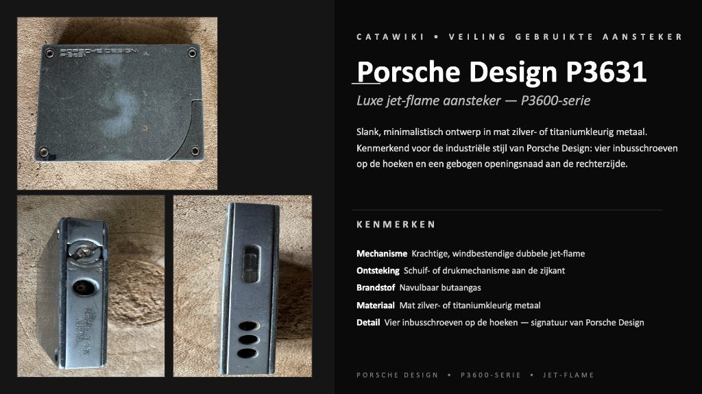 aansteker porsche, Ophalen of Verzenden, Gebruikt, Aansteker
