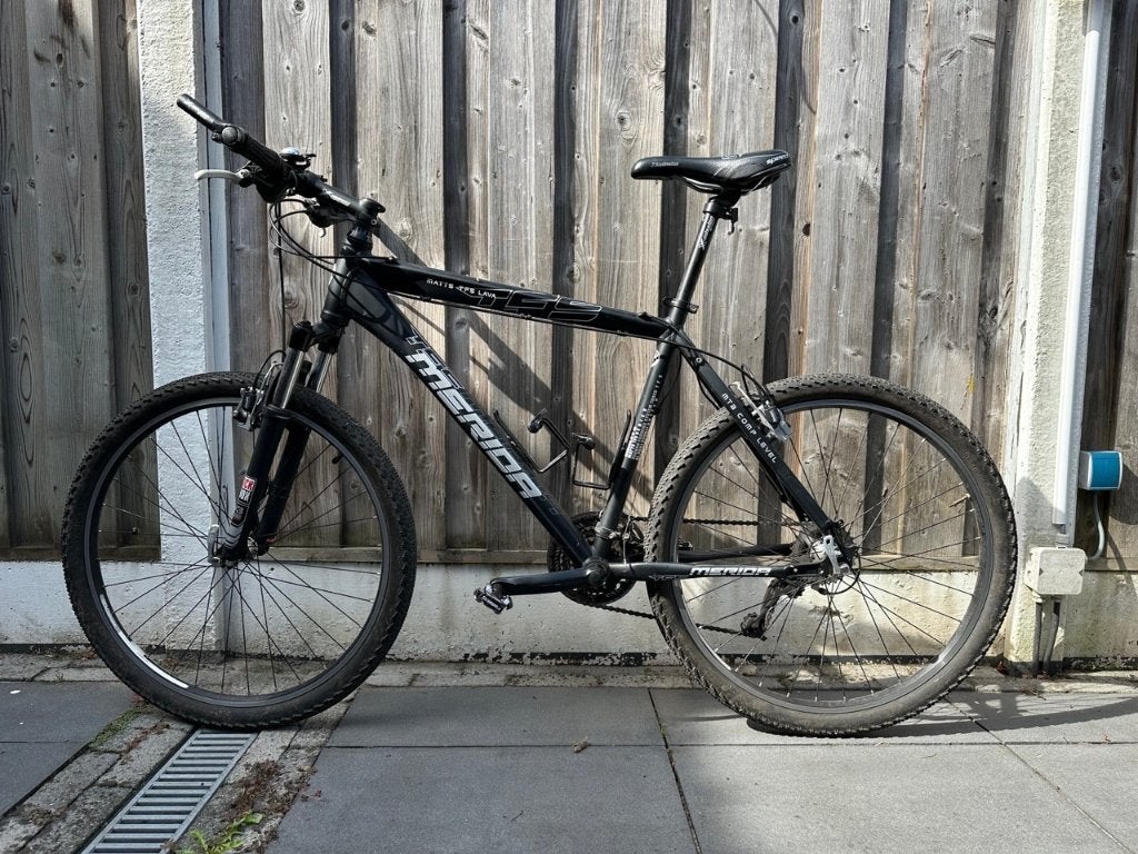 Merida Matts TFS Lava MTB, Shimano XT & Alivio, frame 50 cm, Ophalen, Gebruikt, Hardtail, Velgrem