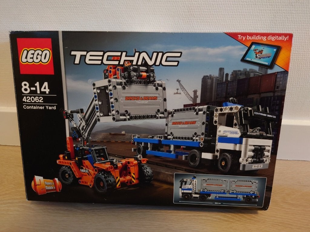 LEGO Technic 42062 containertransport, Compleet, Lego, Ophalen of Verzenden, Zo goed als nieuw