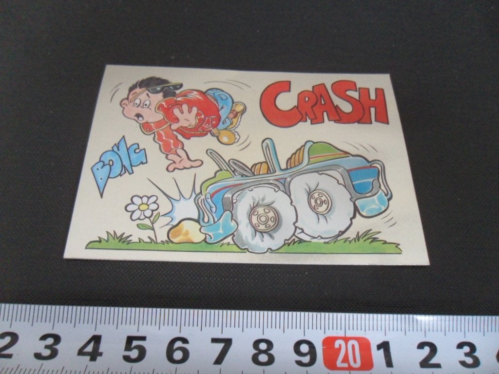 sticker Paninini FANTASTICKERS  strip bong Crash, Verzamelen, Ophalen of Verzenden, Zo goed als nieuw