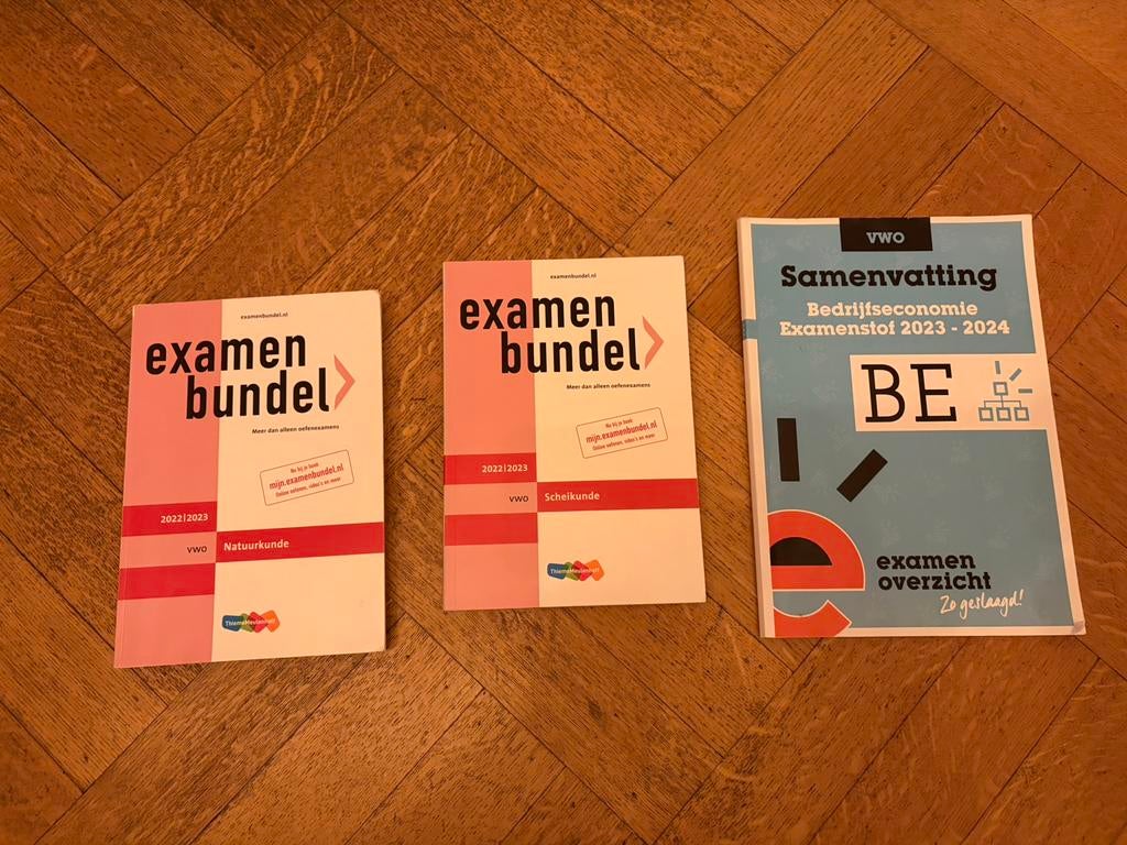 VWO Examenbundel en samenvatting, Ophalen of Verzenden, Zo goed als nieuw
