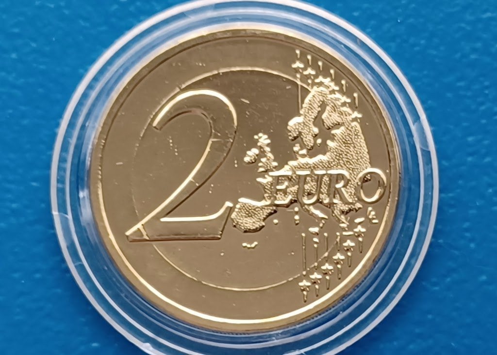 Nederland 2 Euro 2013 - Beatrix und Willem Alexander verguld, Postzegels en Munten, Munten | Nederland, Verzenden, Koningin Beatrix
