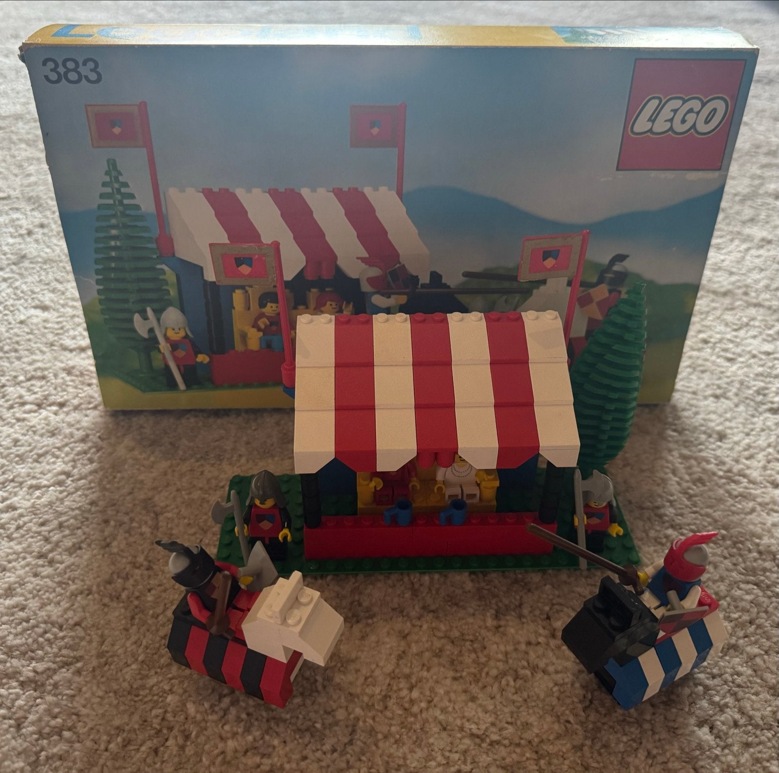 Lego 383 Ridder Toernooi met doos en instructies, Ophalen, Gebruikt, Lego, Compleet