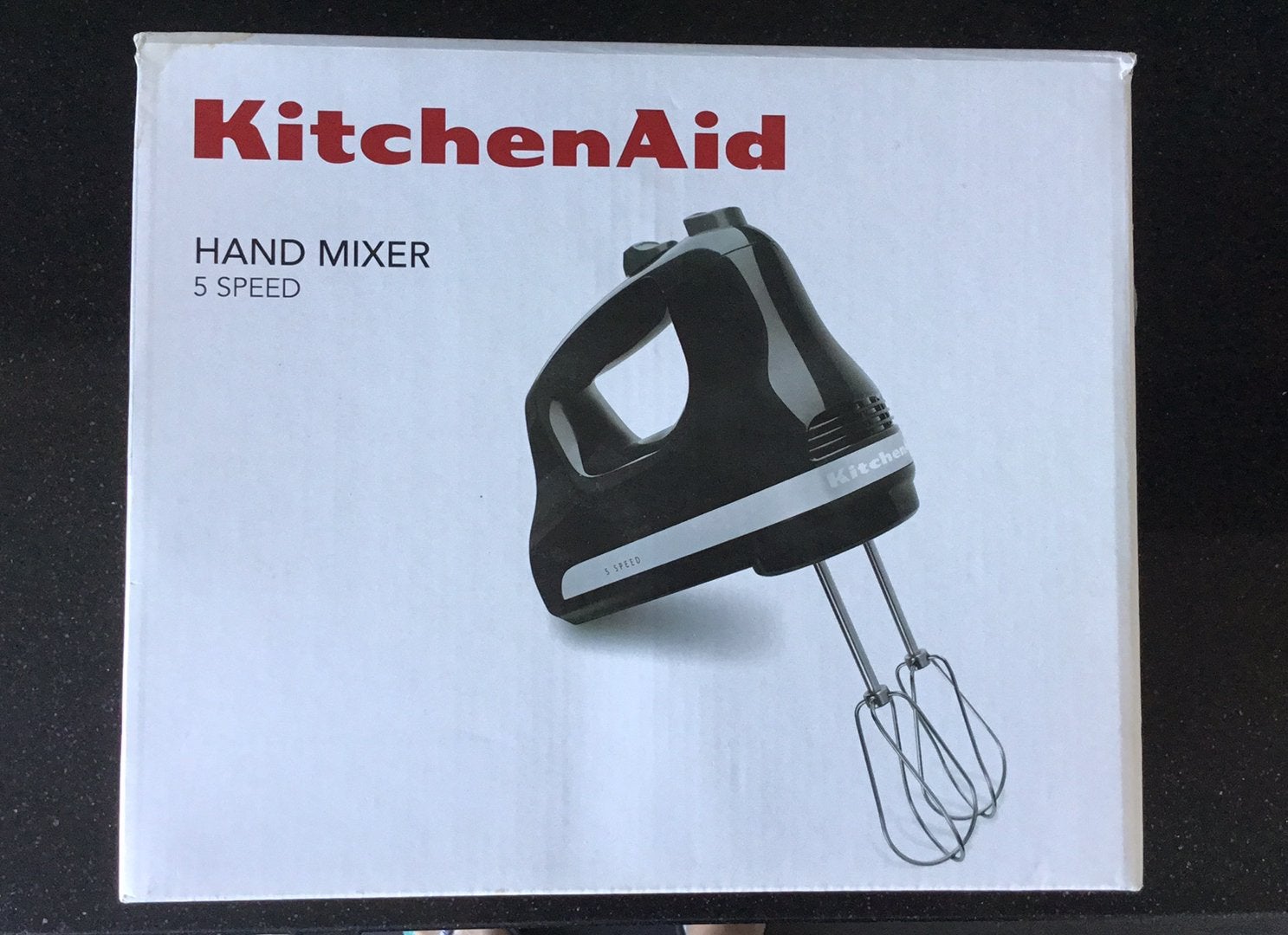 KitchenAid Hand mixer, 4 liter of meer, Ophalen of Verzenden, Zo goed als nieuw, 3 snelheden of meer