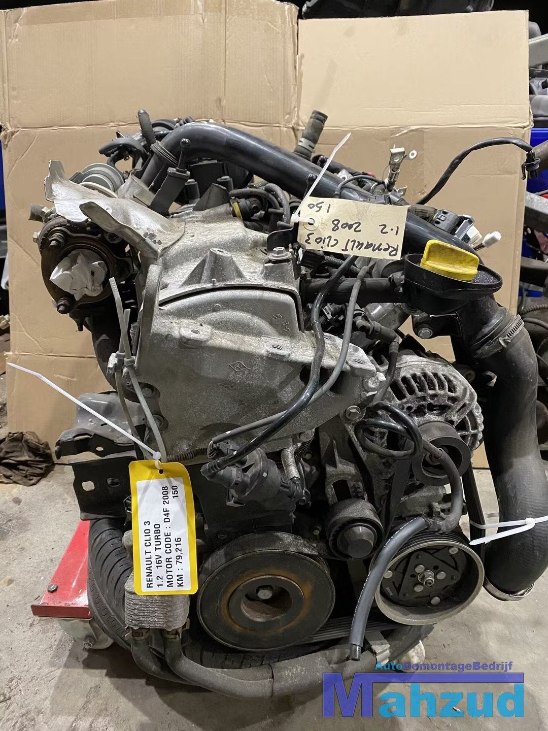 RENAULT CLIO 3 1.2 16V Motorblok D4F D4FH784 motor, Auto-onderdelen, Renault Group, Gebruikt, Contact.group@renault.com, Renault
