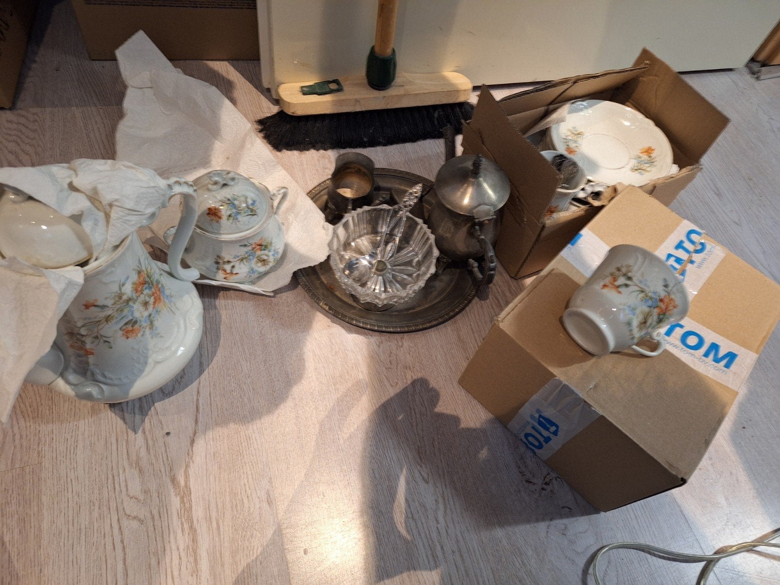 servies antiek, Ophalen, Porselein, Overige stijlen, Overige typen