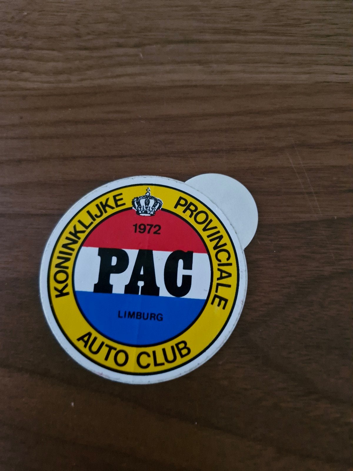 045 Vintage sticker Koninklijke Provinciale Auto Club Limbur