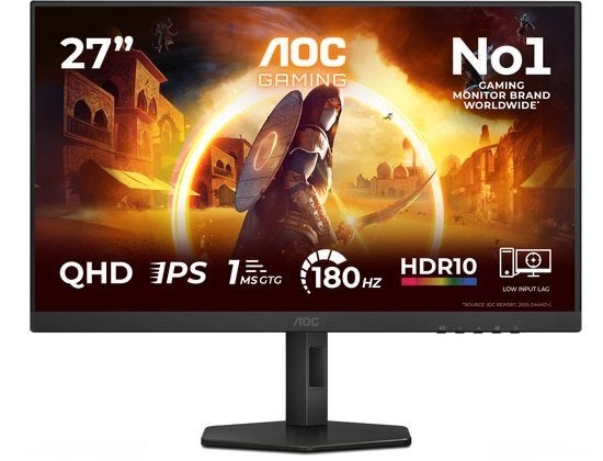 AOC Q27G4XF 27" QHD IPS Gaming Monitor 180Hz Verstelbaar, Computers en Software, Monitoren, Gaming, IPS, Info@novadisplays.nl