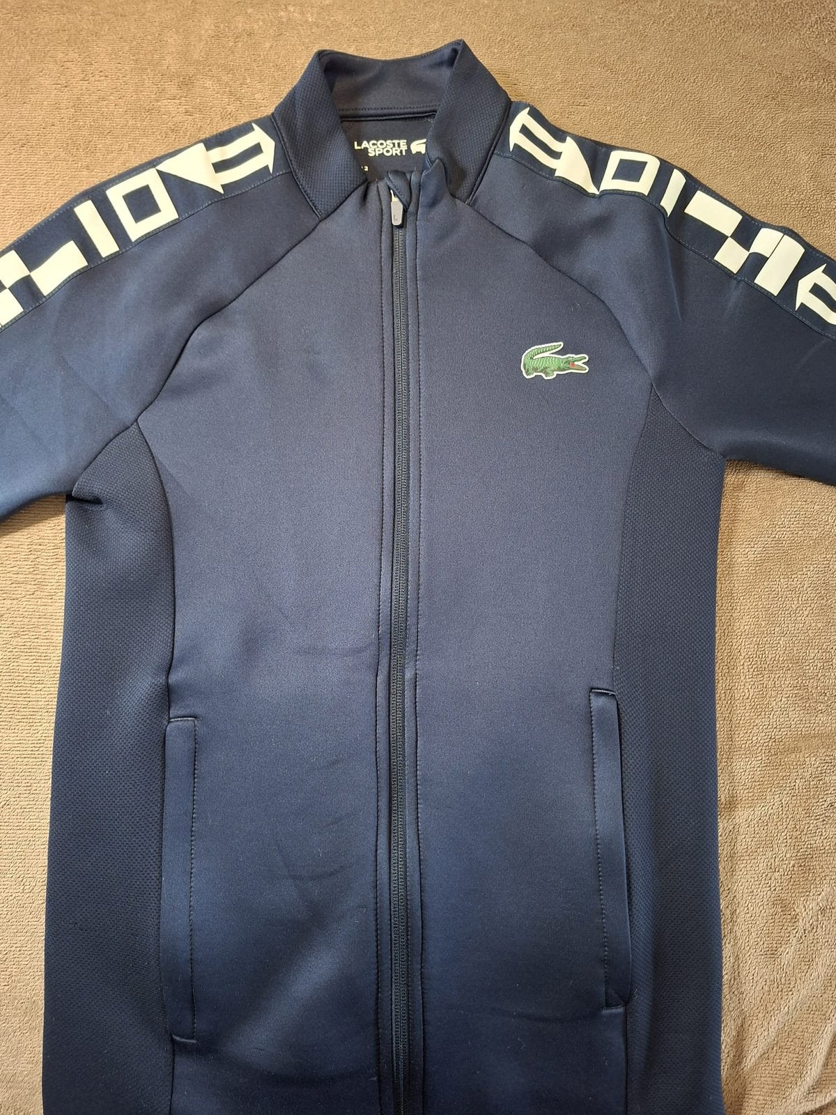 Lacoste vest, Blauw, Ophalen of Verzenden, Zo goed als nieuw, Algemeen