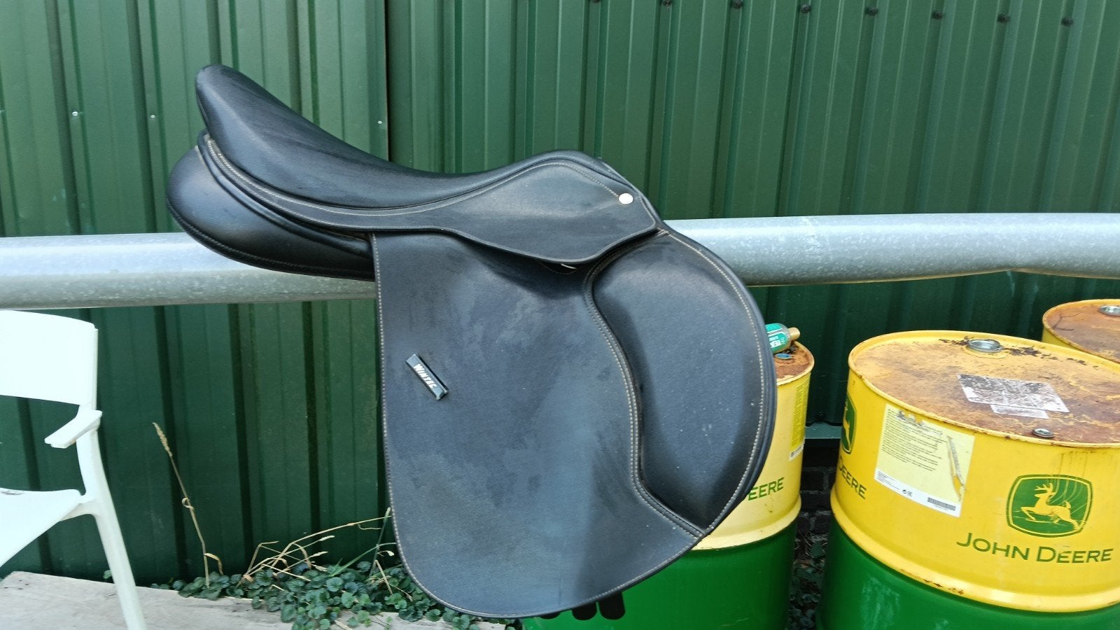 wintec 500cc springzadel 17,5" incl zadelhoes, Dieren en Toebehoren, Paarden en Pony's | Zadels, L (17.5 inch), Wintec, Ophalen of Verzenden