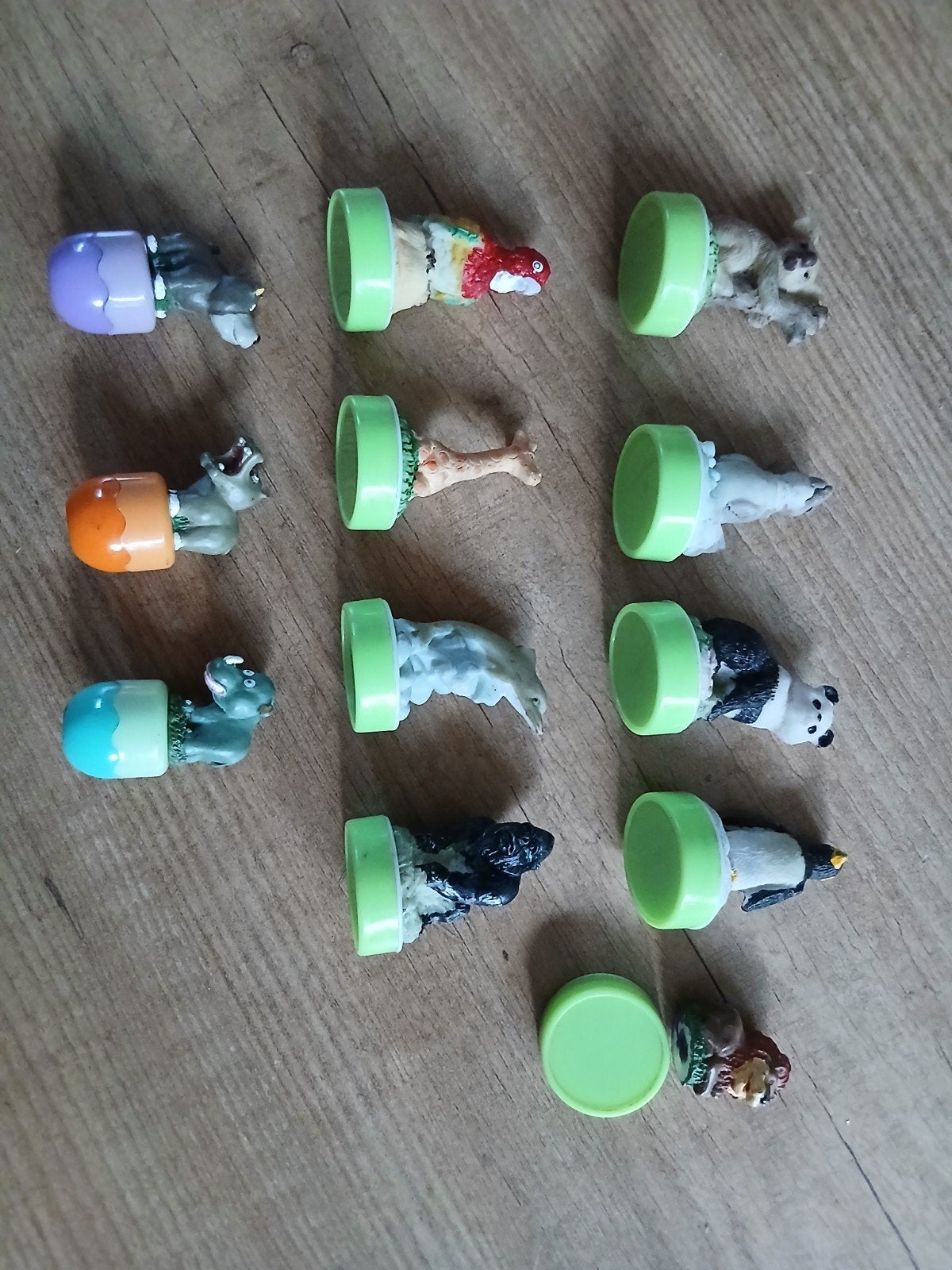 Letterbak wilde dieren stempels 12 stuks, Hobby en Vrije tijd, Ophalen of Verzenden, Gebruikt, Overige typen