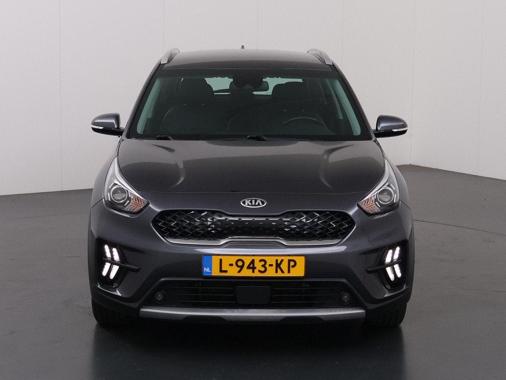 Kia Niro 1.6 GDi Hybrid DynamicLine | Trekhaak | Navigatie |, Auto's, Kia, Gebruikt, 2 kWh, Leder en Stof, Origineel Nederlands