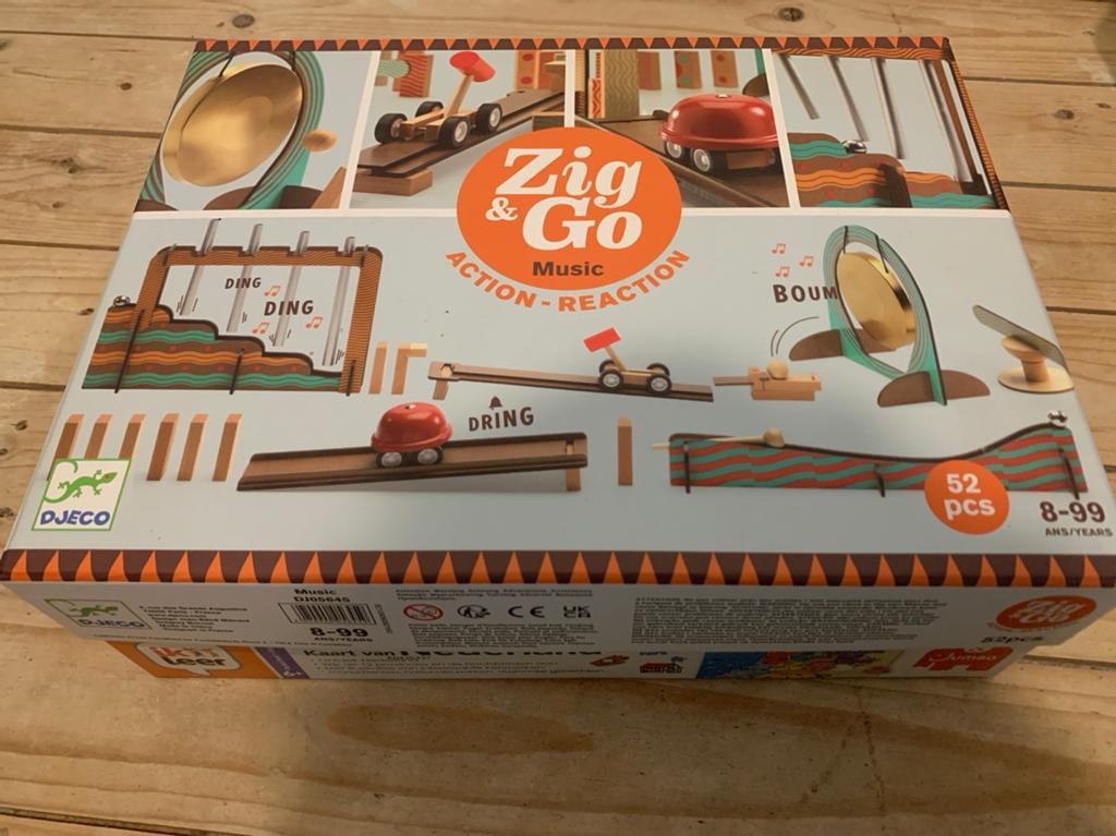 Djeco Zig & Go, Actie-Reactie-Baan, Ophalen of Verzenden, Zo goed als nieuw