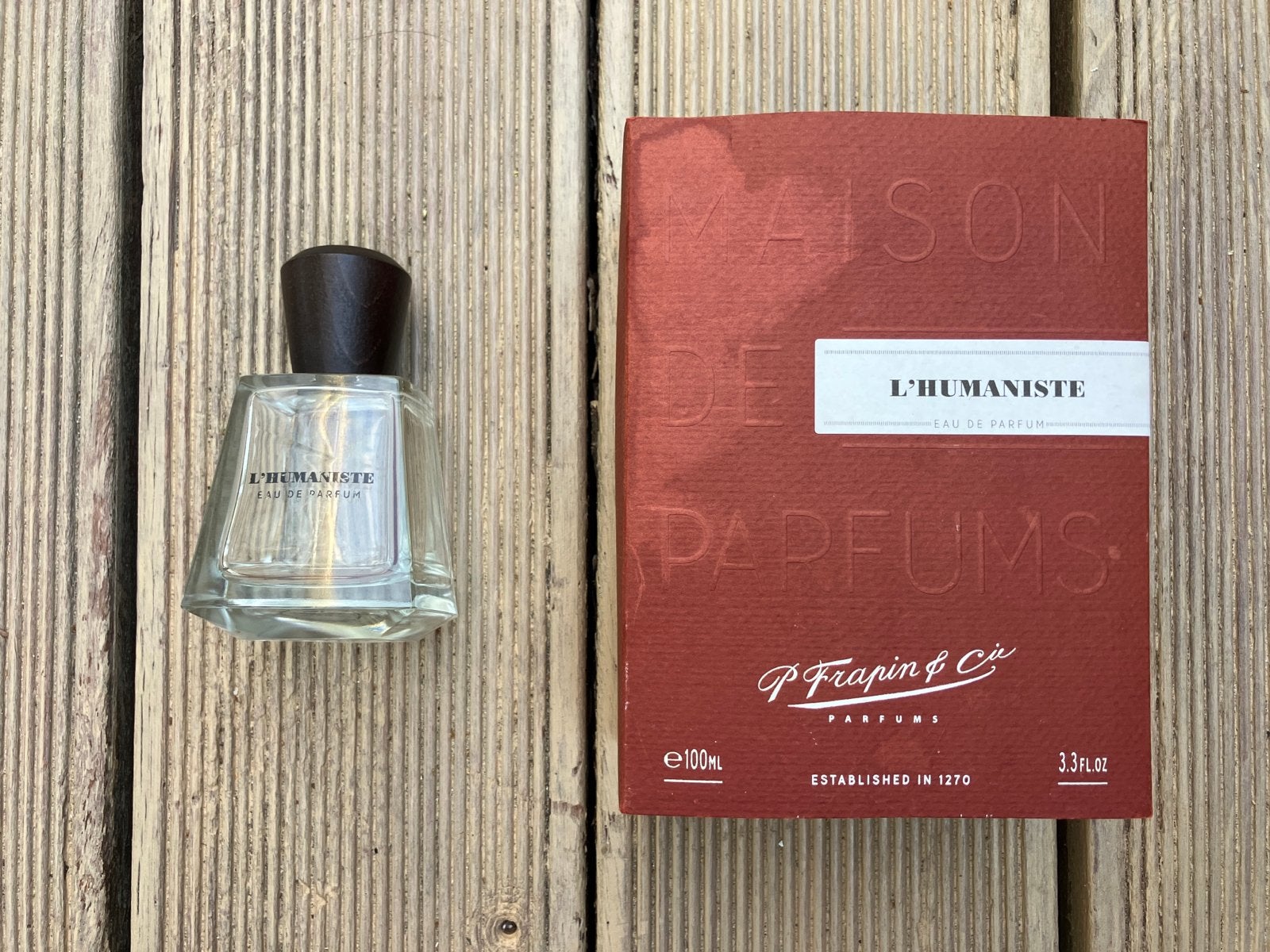 Frapin L'Humaniste Eau de Parfum 100ml, Ophalen of Verzenden, Zo goed als nieuw