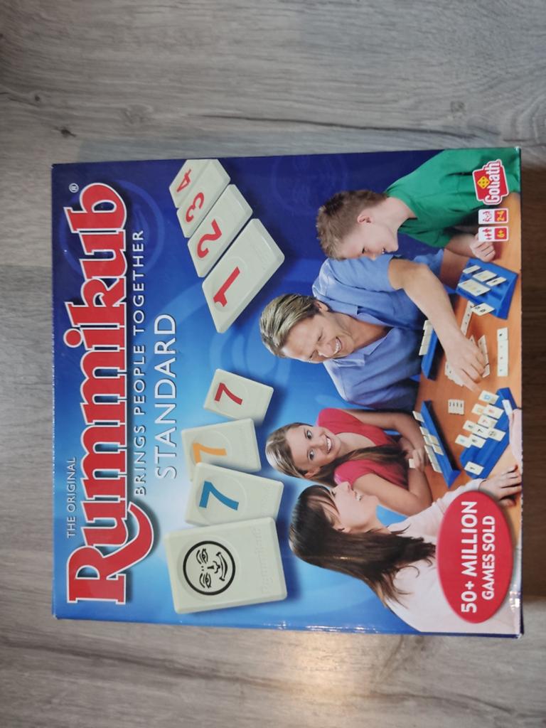 Rummikub Standard Bordspel - Het Originele Cijferspel, Drie of vier spelers, Ophalen of Verzenden, Gebruikt, Goliath