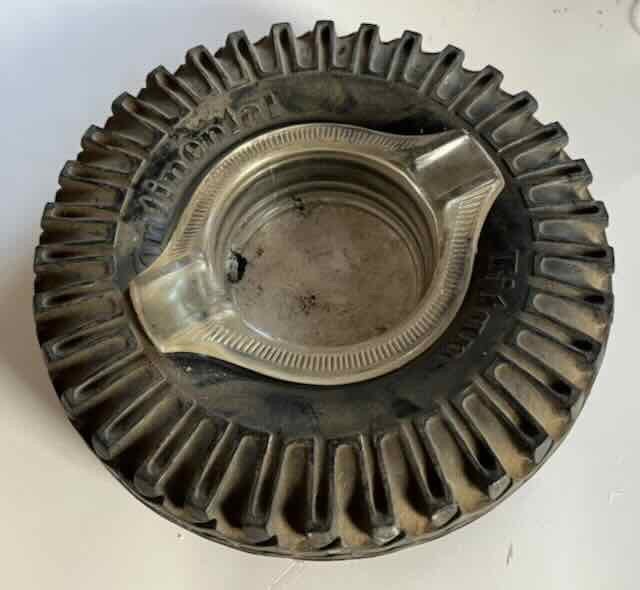 Continental Traktor band Asbak Vintage, Ophalen of Verzenden, Gebruikt, Auto's