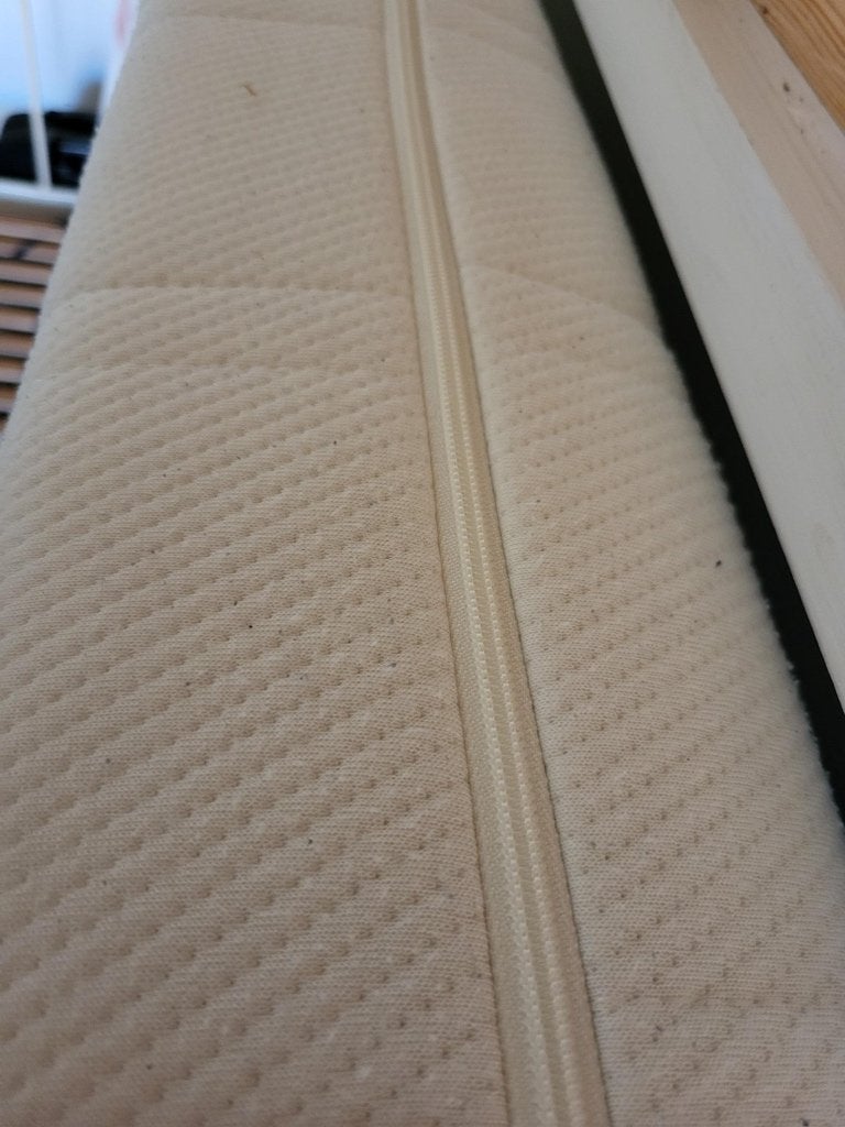 matras met topper 1 persoons, Ophalen, Zo goed als nieuw, Eenpersoons, 90 cm