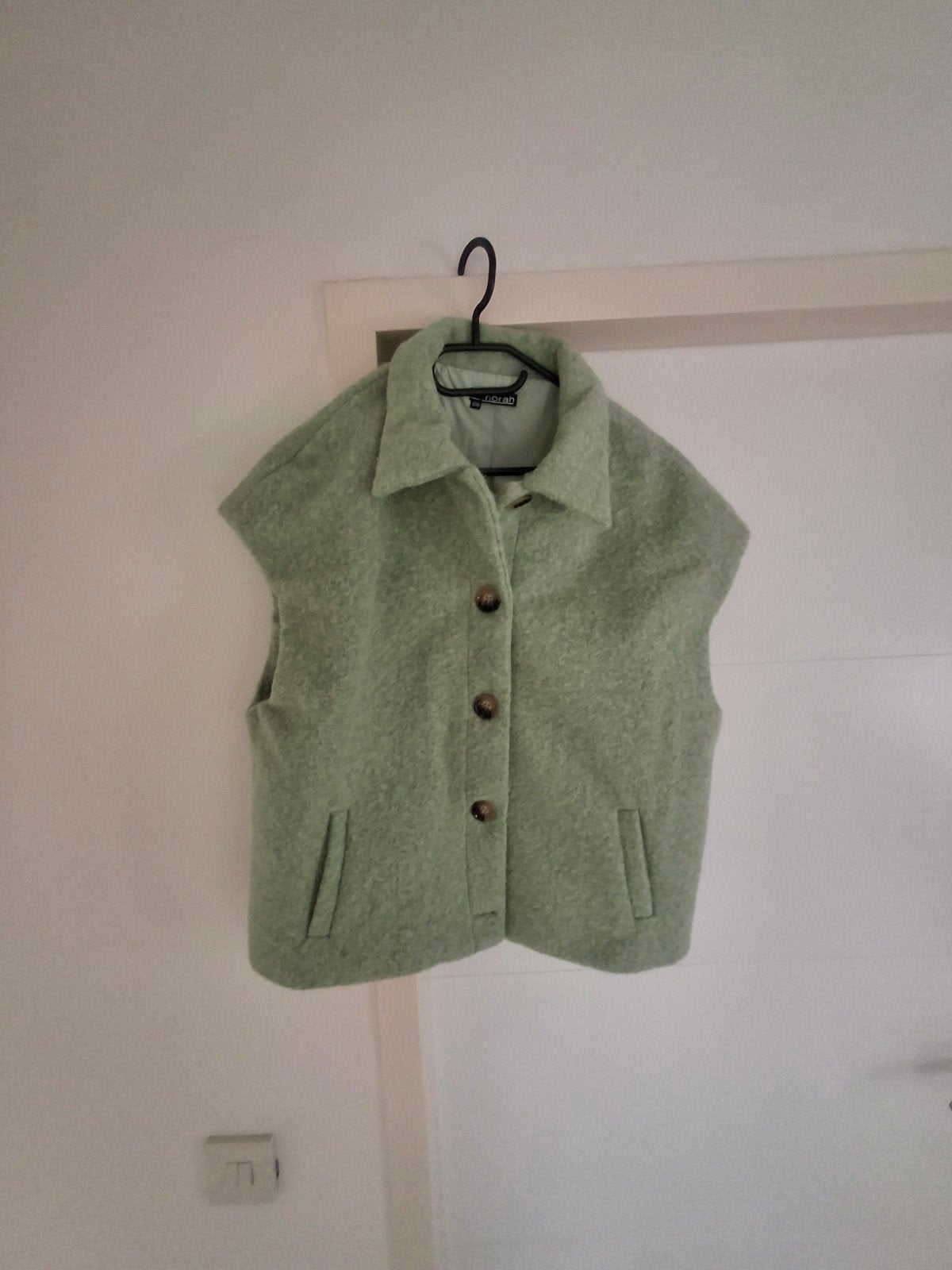 mooie set bodywarmer met bijpassende blouse, Ophalen of Verzenden, Zo goed als nieuw, Groen