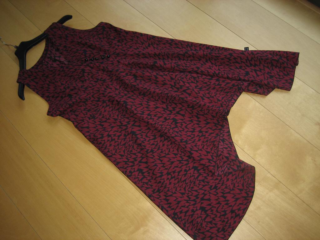 Speelse bordeaux tuniek of jurk van ART 40-42 Snazzeys, Verzenden, Maat 42/44 (L), Nieuw, Art jurk