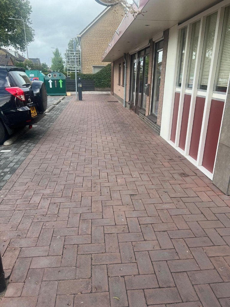 Mooie hard gebakken terras klinkers / stenen lingeformaat, Tuin en Terras, Info@destenenman.nl, Gebruikt, Keramiek, Klinkers