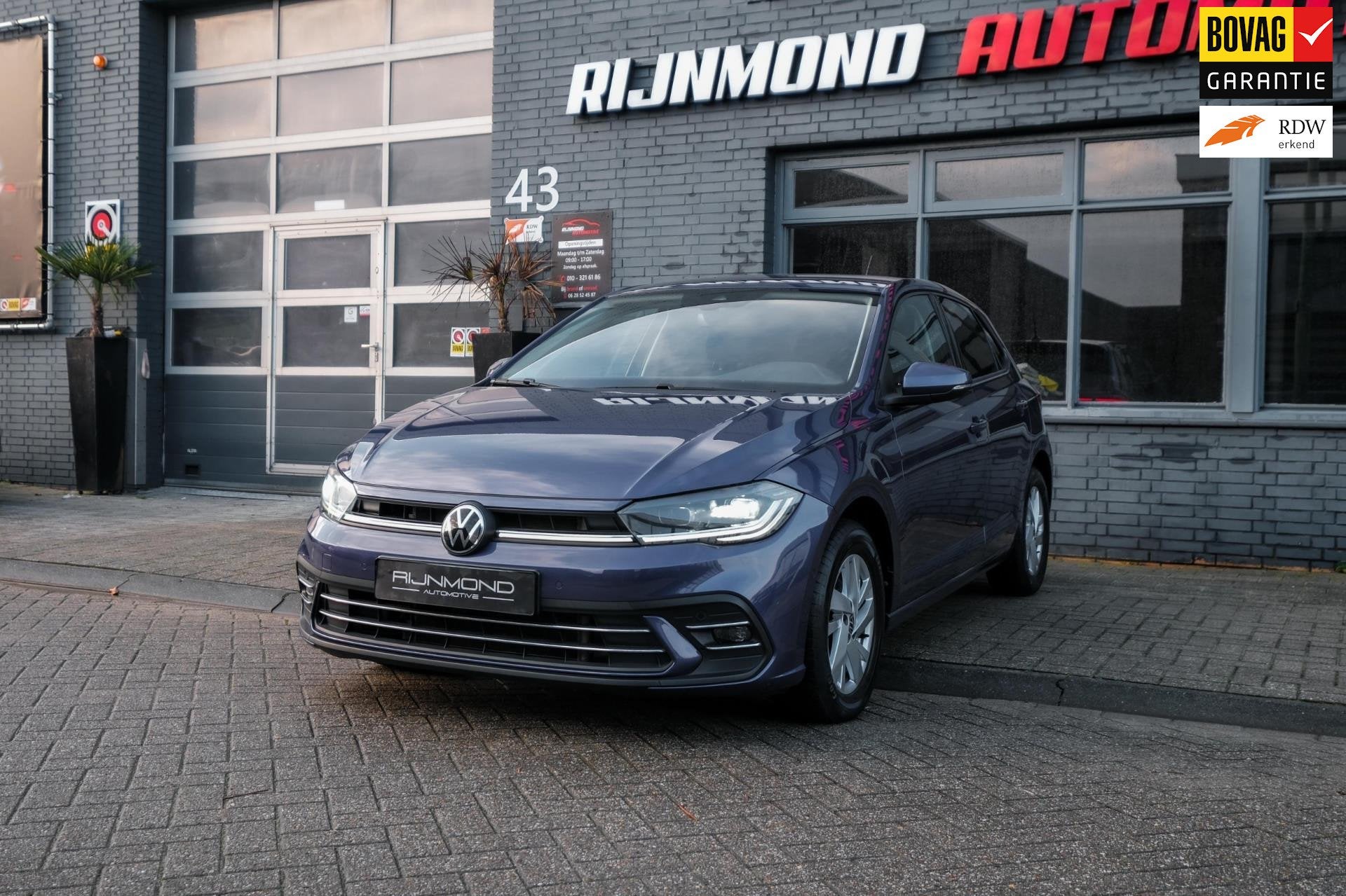 Volkswagen Polo 1.0 TSI Style Trekhaak|IQ-Light |Virtual Coc, Dealer onderhouden, Stof, Gebruikt, Zwart