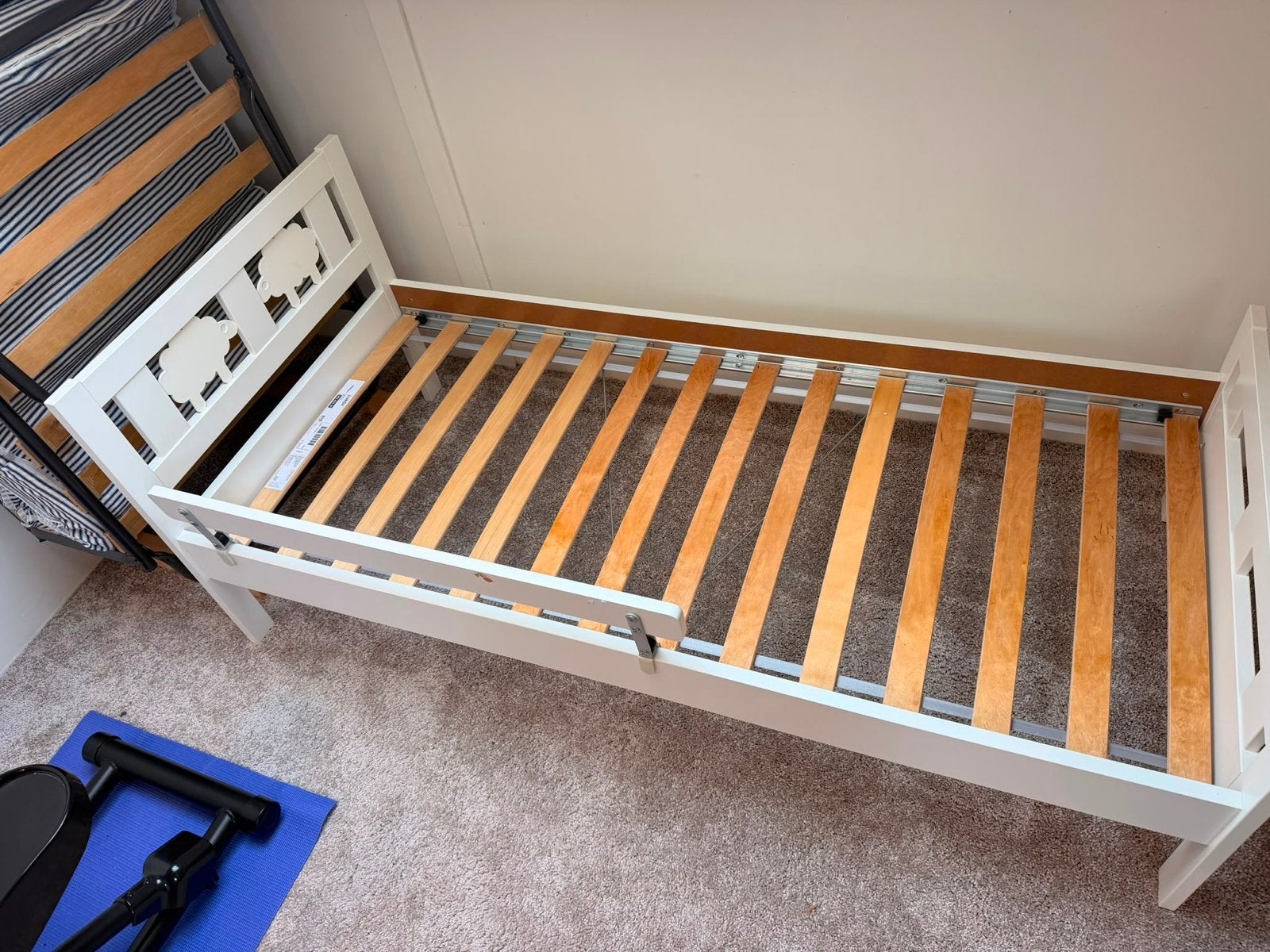 IKEA Kritter kinderbed 140x70 met lattenbodem, Ophalen, 70 tot 85 cm, 140 tot 160 cm, Zo goed als nieuw