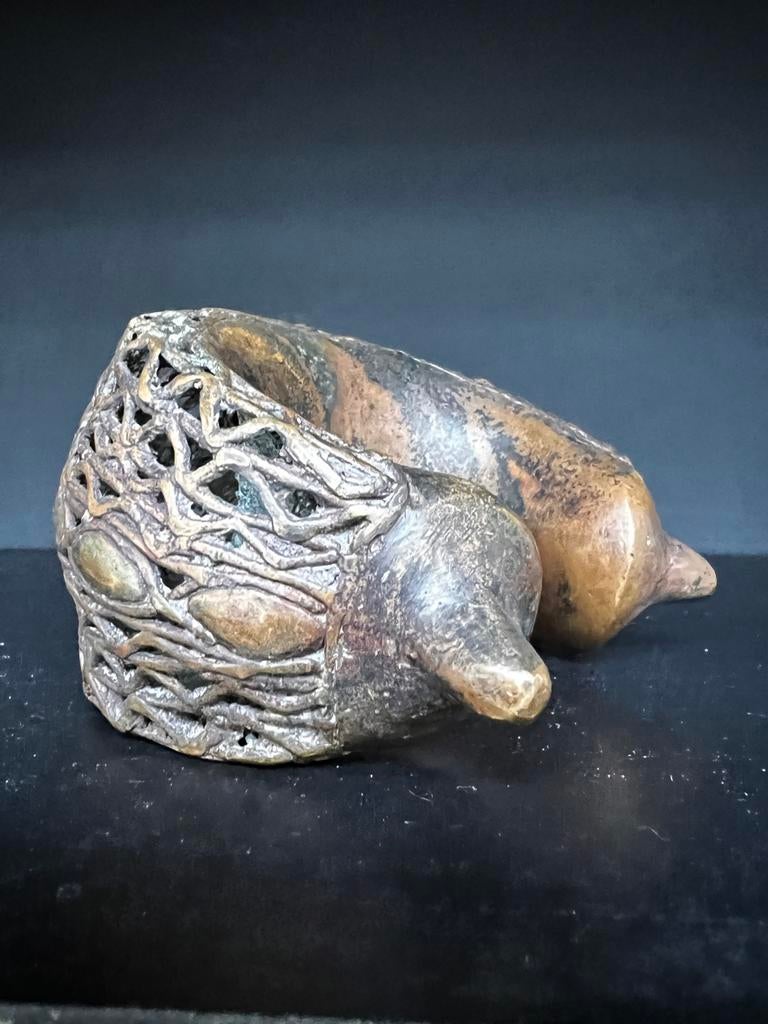 Afrikaanse Bamun armband – opengewerkt – Ø ca. 12 cm, Antiek en Kunst, Ophalen of Verzenden
