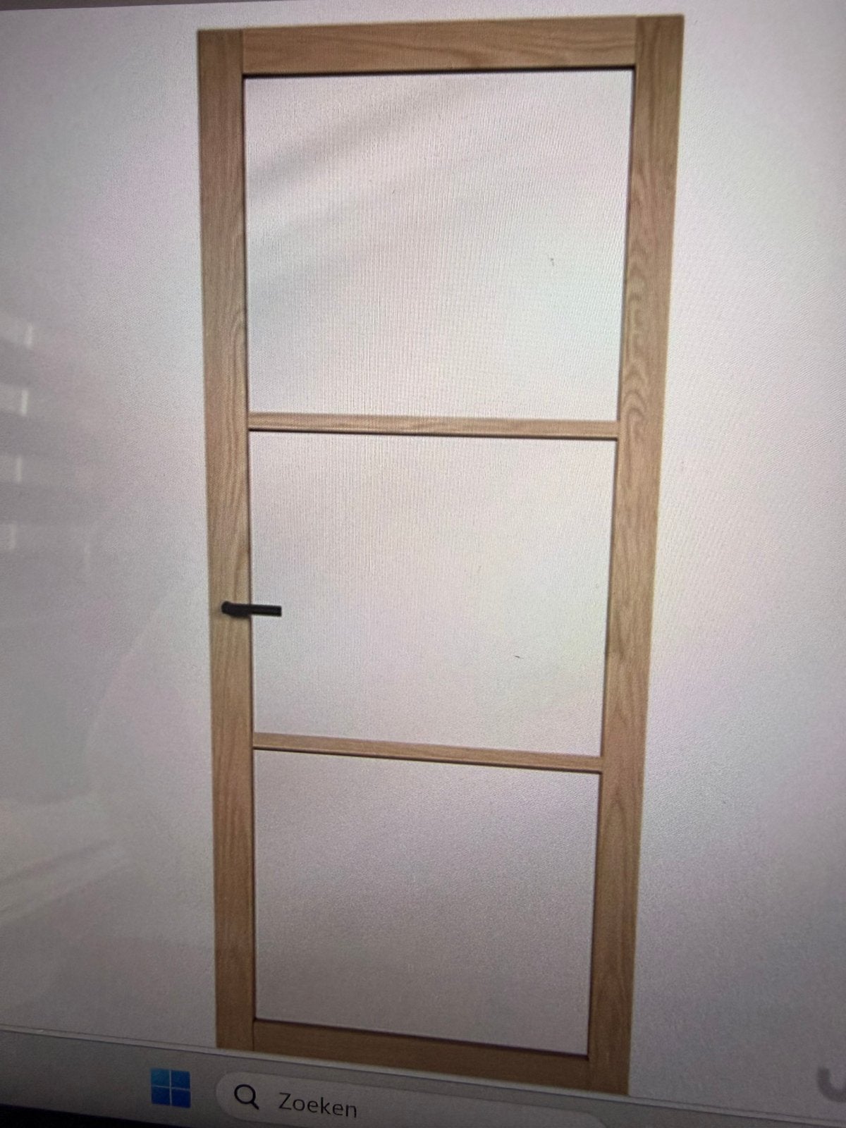 Industriële deur 88/211,5, Ophalen, Glas, Binnendeur, 200 tot 215 cm