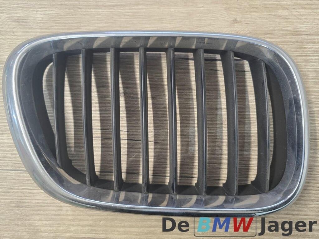 Grille rechts zwart met chroom BMW X5 E53 51138247674, Gebruikt, Ophalen of Verzenden, BMW