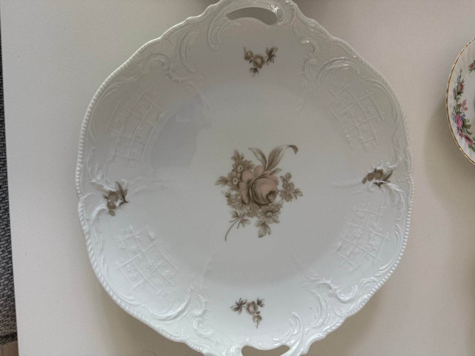 Rosenthal Moliere Moosrose servies - schaal en borden, Ophalen of Verzenden