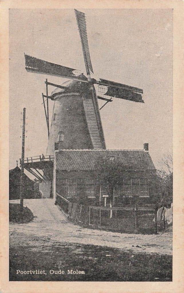W059 Poortvliet Oude Molen - uitg Endboven -, Ophalen of Verzenden, Gelopen, Zeeland