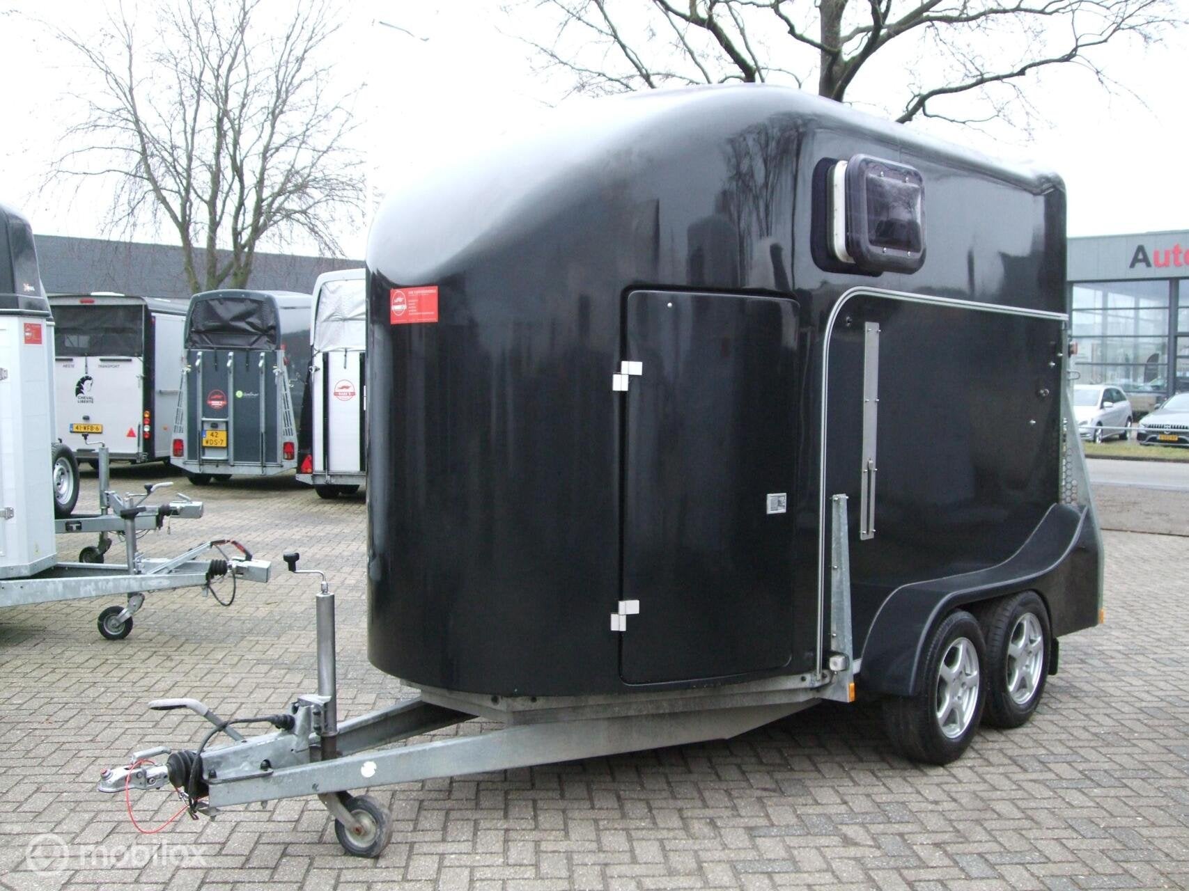 Mooie polyester Brenderup Princess 2 paards met zadelkamer., Gebruikt, Overige typen