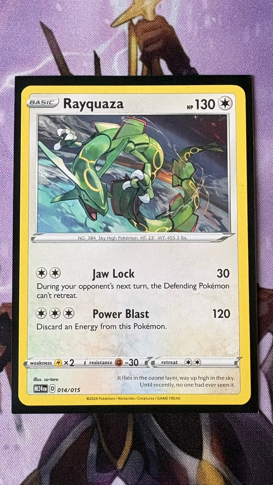 Rayquaza 014/015 – McDonald’s Promo 2024, Ophalen of Verzenden, Nieuw, Losse kaart