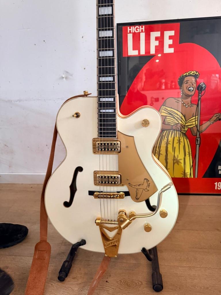 Gretsch set: White Falcon (1991) + Tennessean (USA 1967), Muziek en Instrumenten, Snaarinstrumenten | Gitaren | Elektrisch, Ophalen of Verzenden