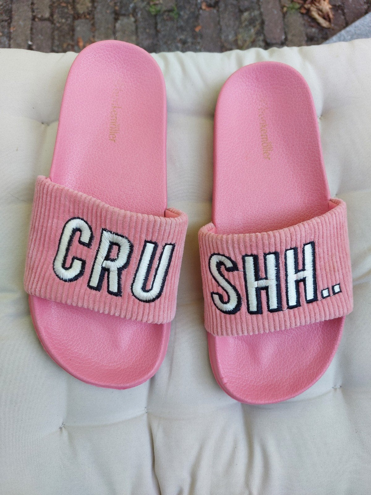 Roze slippers, maat 38,  Hunkemoller, Slippers, Ophalen of Verzenden, Zo goed als nieuw, Roze