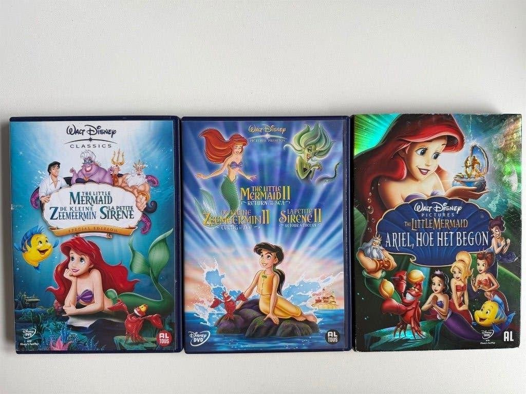 Kleine Zeemeermin 1+2+3 Collectie DVD | Actie 5=4, Alle leeftijden, Ophalen of Verzenden, Zo goed als nieuw, Amerikaans