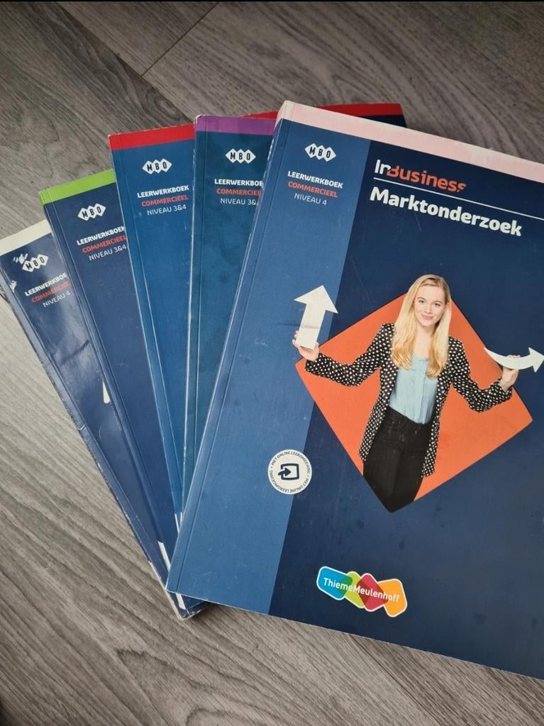 Mbo commercieel niveau 3 & 4, Boeken, Schoolboeken, Zo goed als nieuw, Economie, Overige niveaus, Ophalen of Verzenden