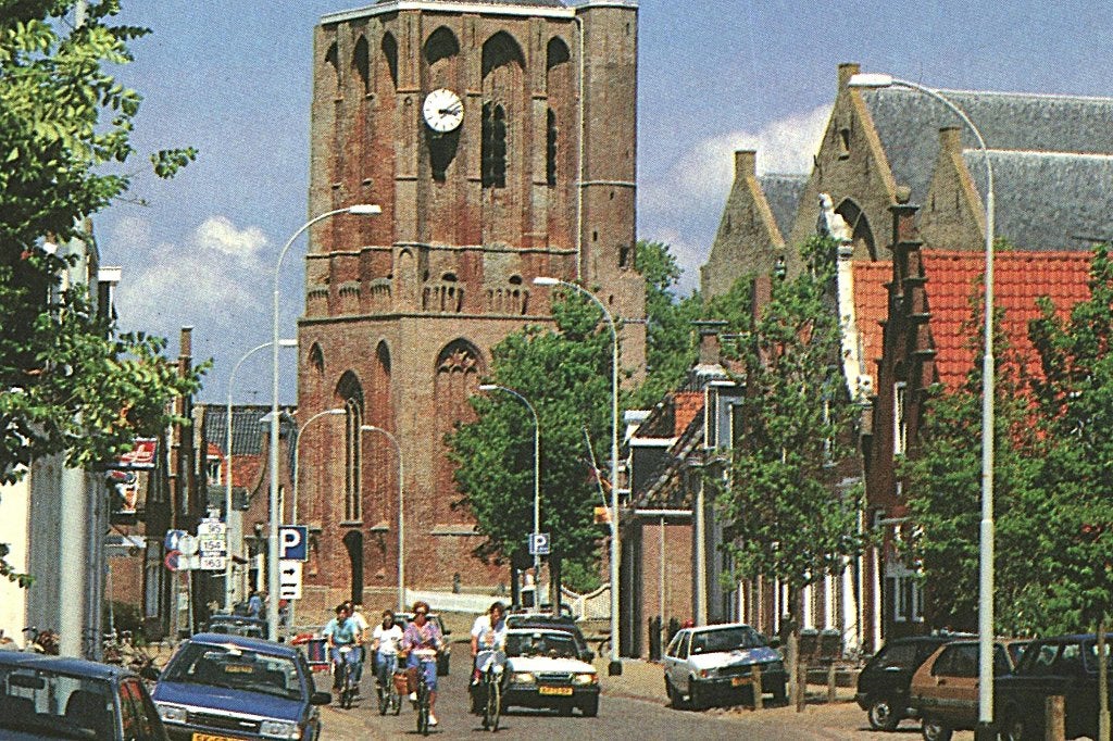 37565 Workum 80+ Friesland Nette oude kaart Onbeschreven, Ophalen of Verzenden, 1980 tot heden, Ongelopen, Friesland