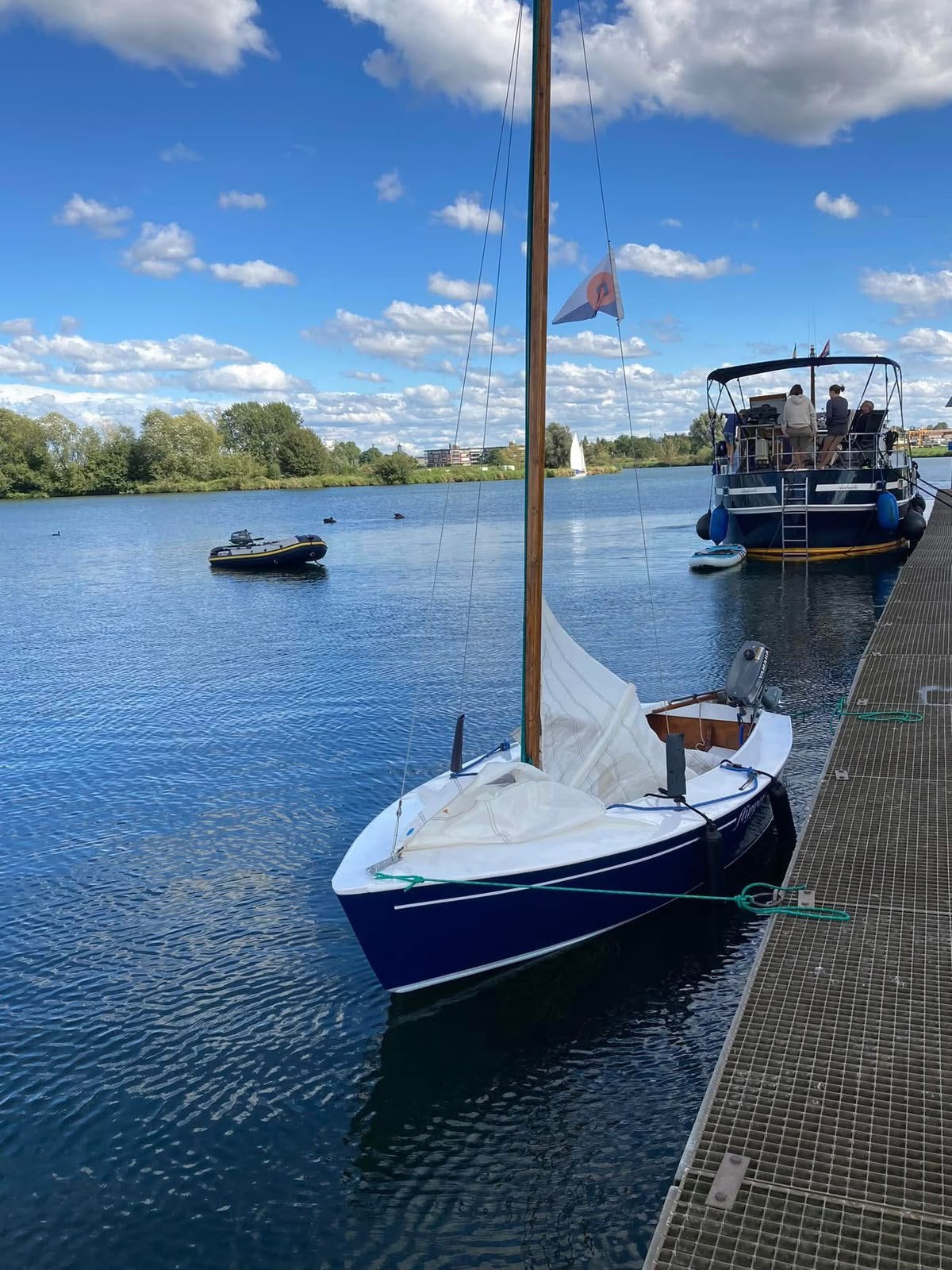 Flits zeilboot, Ophalen, Zo goed als nieuw, Minder dan 15 m²