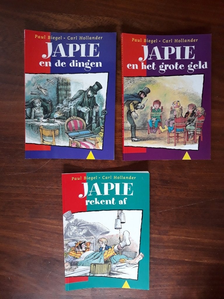     3 x Japie van Paul Biegel  , Ophalen of Verzenden, Zo goed als nieuw, Fictie algemeen